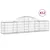 Produktbild 2 för Gabion bågformad 12 st 200x30x40/60 cm galvaniserat järn