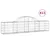 Produktbild 2 för Gabion bågformad 13 st 200x30x40/60 cm galvaniserat järn