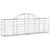Produktbild 3 för Gabioner bågformade 50 st 200x30x60/80 cm galvaniserat järn