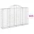 Produktbild 2 för Gabioner bågformade 25 st 200x30x120/140 cm galvaniserat järn