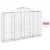 Produktbild 2 för Gabioner bågformade 50 st 200x30x120/140 cm galvaniserat järn