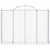 Produktbild 4 för Gabioner bågformade 13 st 200x30x140/160 cm galvaniserat järn