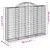 Produktbild 6 för Gabioner bågformade 13 st 200x30x140/160 cm galvaniserat järn
