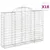 Produktbild 2 för Gabioner bågformade 18 st 200x30x140/160 cm galvaniserat järn
