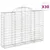 Produktbild 2 för Gabioner bågformade 30 st 200x30x140/160 cm galvaniserat järn