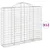 Produktbild 2 för Gabioner bågformade 12 st 200x30x160/180 cm galvaniserat järn