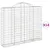 Produktbild 2 för Gabioner bågformade 14 st 200x30x160/180 cm galvaniserat järn