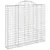 Produktbild 3 för Gabioner bågformade 6 st 200x30x180/200 cm galvaniserat järn