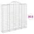 Produktbild 2 för Gabioner bågformade 13 st 200x30x180/200 cm galvaniserat järn