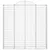 Produktbild 4 för Gabioner bågformade 7 st 200x30x200/220 cm galvaniserat järn