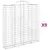 Produktbild 2 för Gabioner bågformade 9 st 200x30x200/220 cm galvaniserat järn