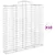 Produktbild 2 för Gabioner bågformade 10 st 200x30x200/220 cm galvaniserat järn