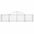 Produktbild 4 för Gabioner bågformade 7 st 200x50x40/60 cm galvaniserat järn