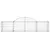 Produktbild 4 för Gabioner bågformade 8 st 200x50x40/60 cm galvaniserat järn