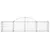 Produktbild 4 för Gabioner bågformade 15 st 200x50x40/60 cm galvaniserat järn