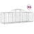 Produktbild 2 för Gabioner bågformade 6 st 200x50x60/80 cm galvaniserat järn