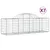Produktbild 2 för Gabioner bågformade 7 st 200x50x60/80 cm galvaniserat järn