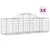 Produktbild 2 för Gabioner bågformade 8 st 200x50x60/80 cm galvaniserat järn