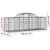 Produktbild 6 för Gabioner bågformade 8 st 200x50x60/80 cm galvaniserat järn