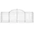 Produktbild 4 för Gabioner bågformade 10 st 200x50x60/80 cm galvaniserat järn