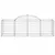 Produktbild 4 för Gabioner bågformade 12 st 200x50x60/80 cm galvaniserat järn