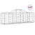 Produktbild 2 för Gabioner bågformade 20 st 200x50x60/80 cm galvaniserat järn