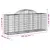 Produktbild 6 för Gabioner bågformade 7 st 200x50x80/100 cm galvaniserat järn