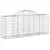 Produktbild 3 för Gabioner bågformade 8 st 200x50x80/100 cm galvaniserat järn