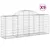 Produktbild 2 för Gabioner bågformade 9 st 200x50x80/100 cm galvaniserat järn