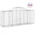 Produktbild 2 för Gabioner bågformade 18 st 200x50x80/100 cm galvaniserat järn