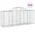 Produktbild 2 för Gabioner bågformade 20 st 200x50x80/100 cm galvaniserat järn