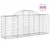 Produktbild 2 för Gabioner bågformade 25 st 200x50x80/100 cm galvaniserat järn