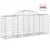 Produktbild 2 för Gabioner bågformade 40 st 200x50x80/100 cm galvaniserat järn