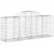 Produktbild 3 för Gabioner bågformade 40 st 200x50x80/100 cm galvaniserat järn