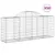 Produktbild 2 för Gabioner bågformade 50 st 200x50x80/100 cm galvaniserat järn