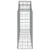 Produktbild 5 för Gabioner bågformade 3 st 200x50x100/120 cm galvaniserat järn