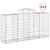 Produktbild 2 för Gabioner bågformade 15 st 200x50x100/120 cm galvaniserat järn