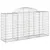 Produktbild 3 för Gabioner bågformade 15 st 200x50x100/120 cm galvaniserat järn