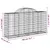 Produktbild 6 för Gabioner bågformade 15 st 200x50x100/120 cm galvaniserat järn
