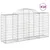 Produktbild 2 för Gabioner bågformade 18 st 200x50x100/120 cm galvaniserat järn
