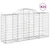 Produktbild 2 för Gabioner bågformade 25 st 200x50x100/120 cm galvaniserat järn