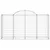 Produktbild 4 för Gabioner bågformade 25 st 200x50x100/120 cm galvaniserat järn
