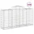Produktbild 2 för Gabioner bågformade 30 st 200x50x100/120 cm galvaniserat järn