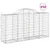 Produktbild 2 för Gabioner bågformade 50 st 200x50x100/120 cm galvaniserat järn