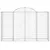 Produktbild 4 för Gabioner bågformade 4 st 200x50x120/140 cm galvaniserat järn