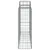 Produktbild 5 för Gabioner bågformade 4 st 200x50x120/140 cm galvaniserat järn