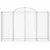 Produktbild 4 för Gabioner bågformade 5 st 200x50x120/140 cm galvaniserat järn