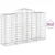 Produktbild 2 för Gabioner bågformade 12 st 200x50x120/140 cm galvaniserat järn