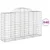 Produktbild 2 för Gabioner bågformade 40 st 200x50x120/140 cm galvaniserat järn