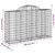 Produktbild 6 för Gabioner bågformade 50 st 200x50x120/140 cm galvaniserat järn